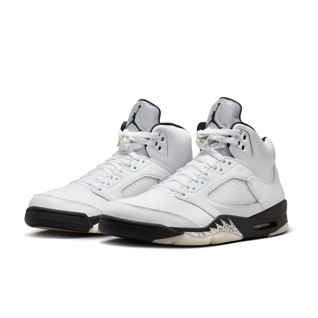 AIR JORDAN 5 RETRO "WHITE AND BLACK"