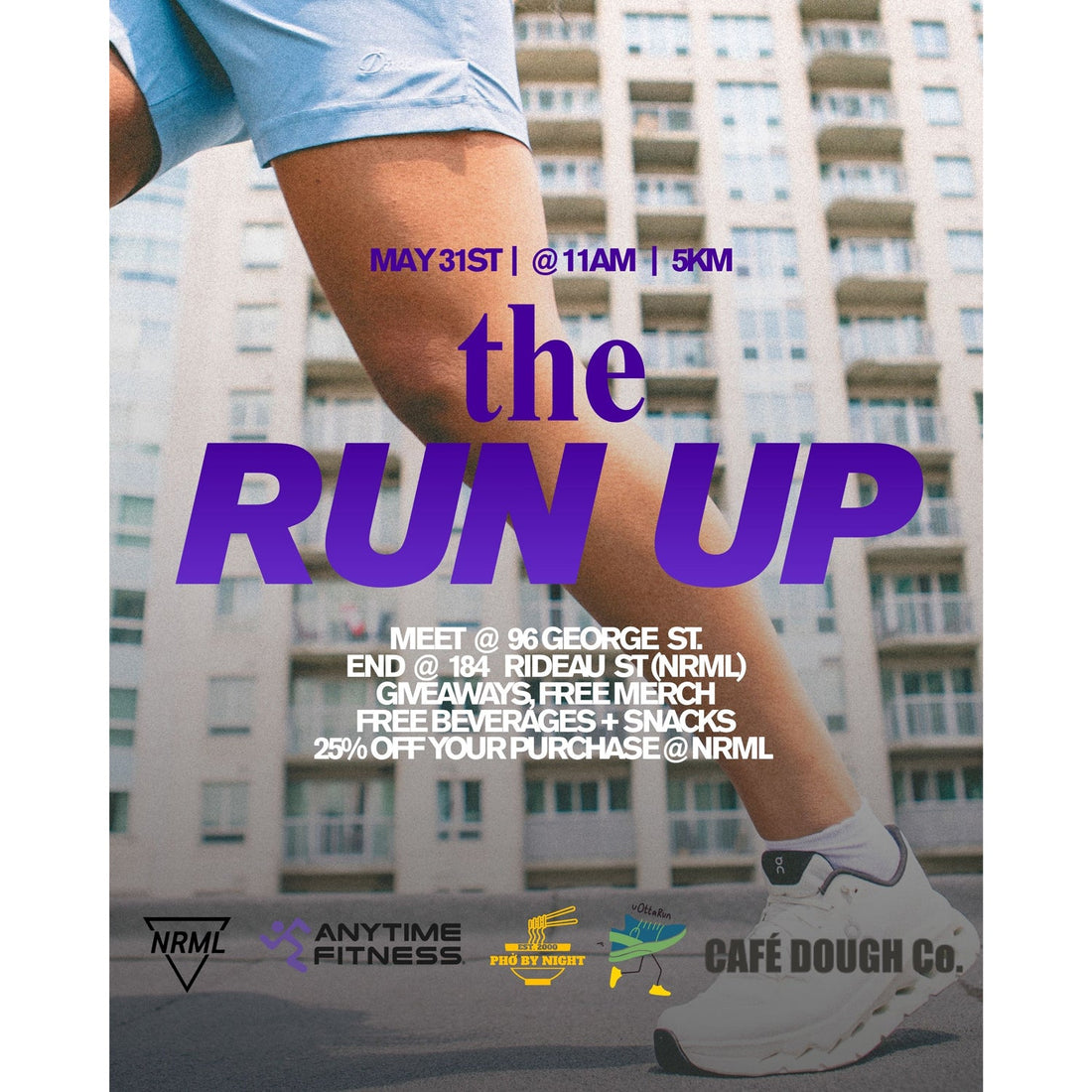 MAY 31 | THE RUN UP | Anytime Fitness x NRML