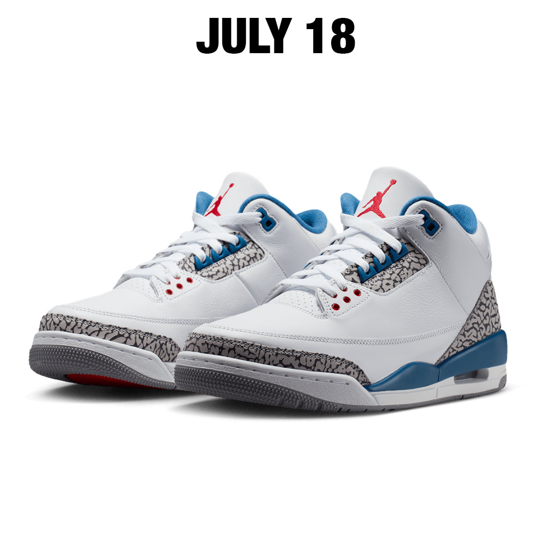 AIR JORDAN 3 RETRO "TRUE BLUE"