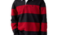 PIECED UNION RUGBY SHIRT JESSE JET BLACK