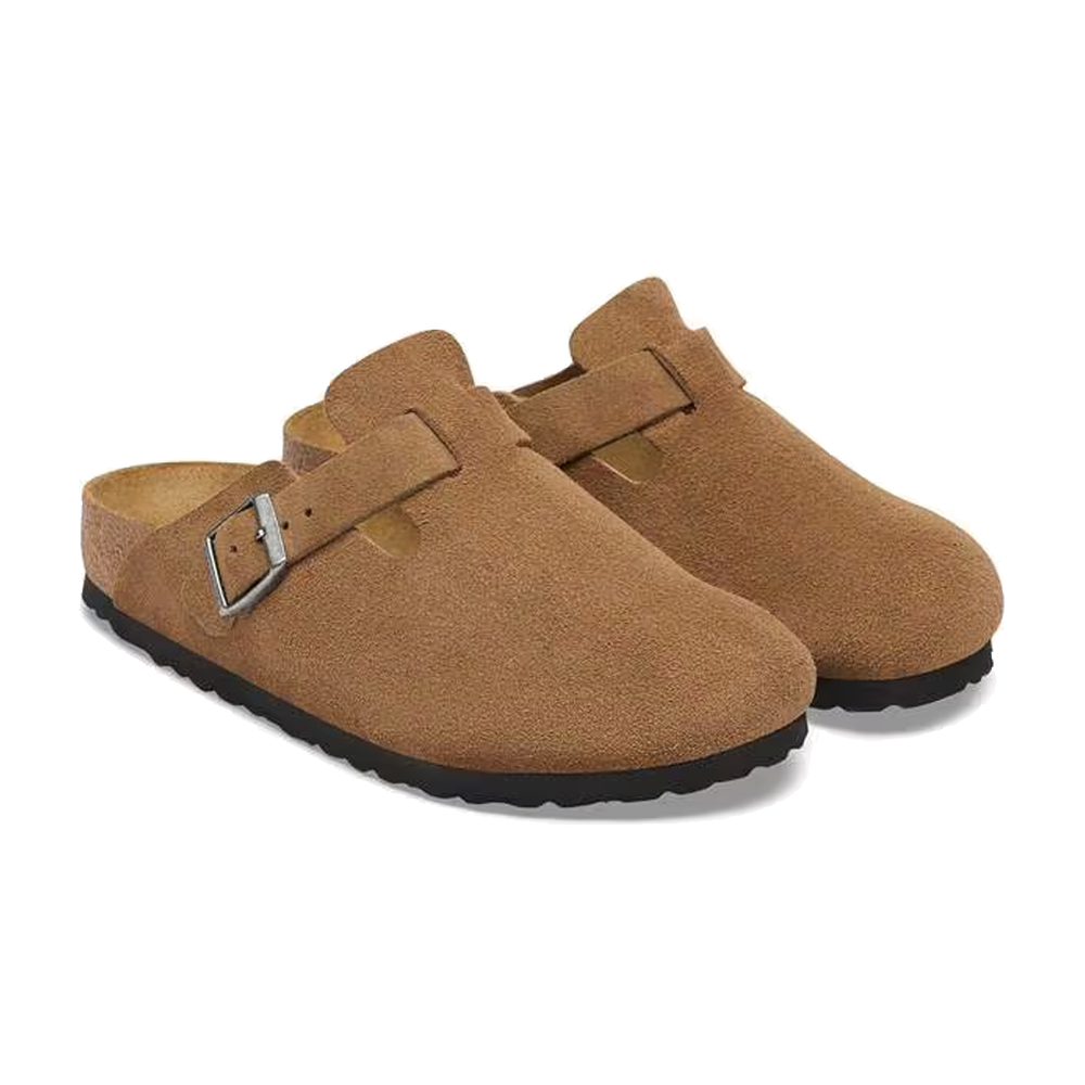 BOSTON SUEDE LEATHER DARK TEA