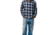 BEACH OMBRE PLAID SHIRT BLACK