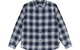 BEACH OMBRE PLAID SHIRT BLACK