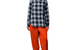 BEACH OMBRE PLAID SHIRT BLACK