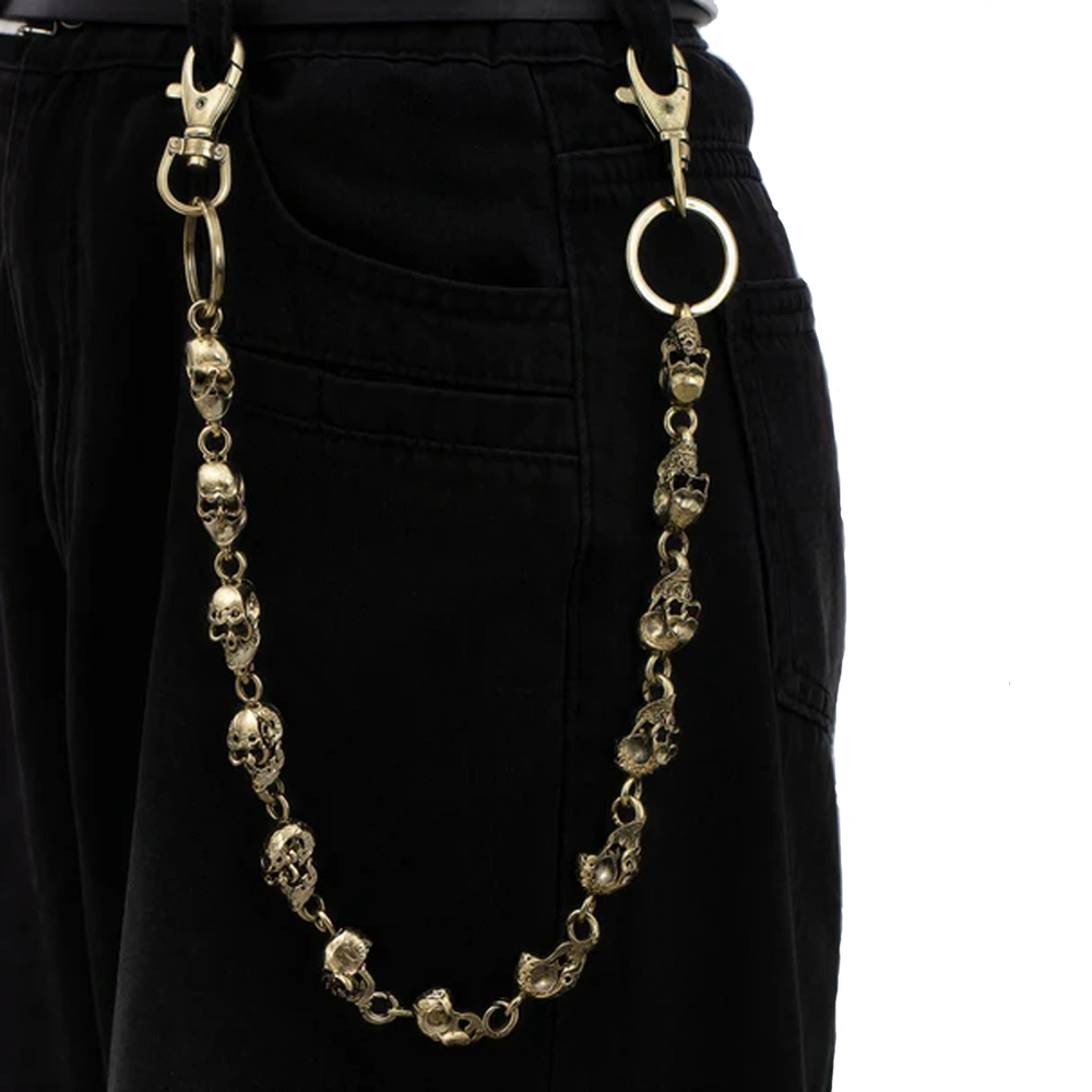 GOLD SKULL CHAIN