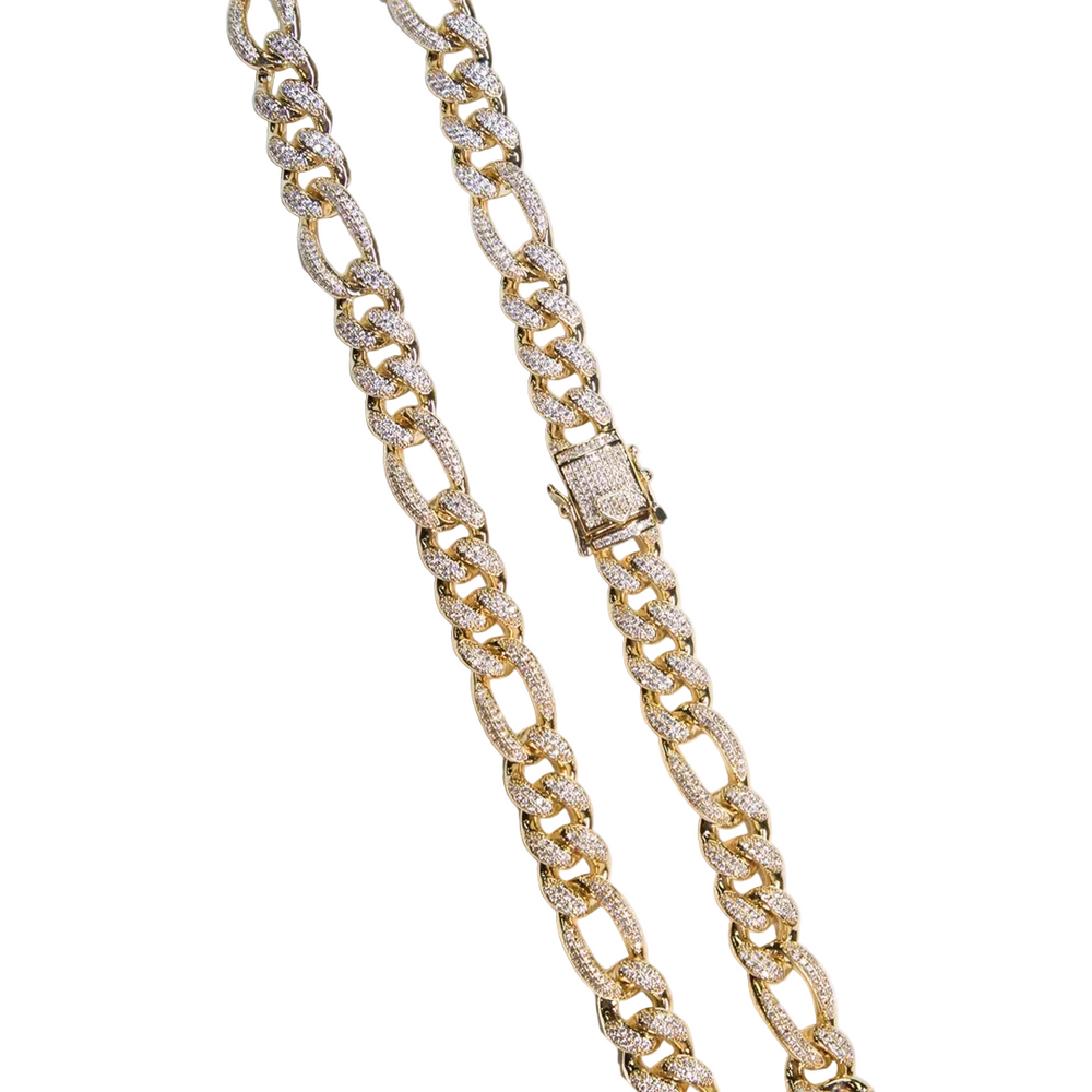 FIGARO STUDDED NECKLACE GOLD