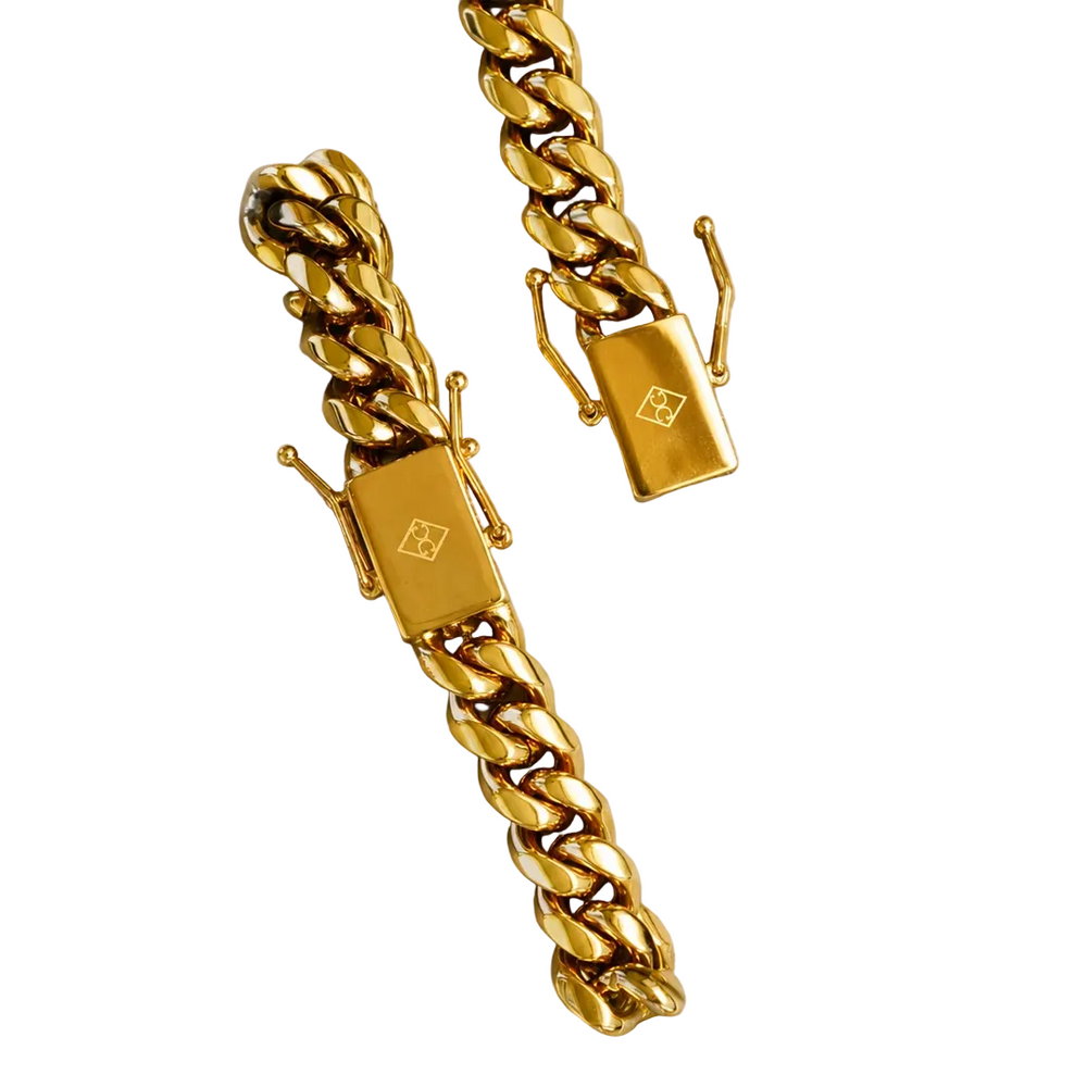 12 MM MIAMI CUBAN LINK BRACELET GOLD