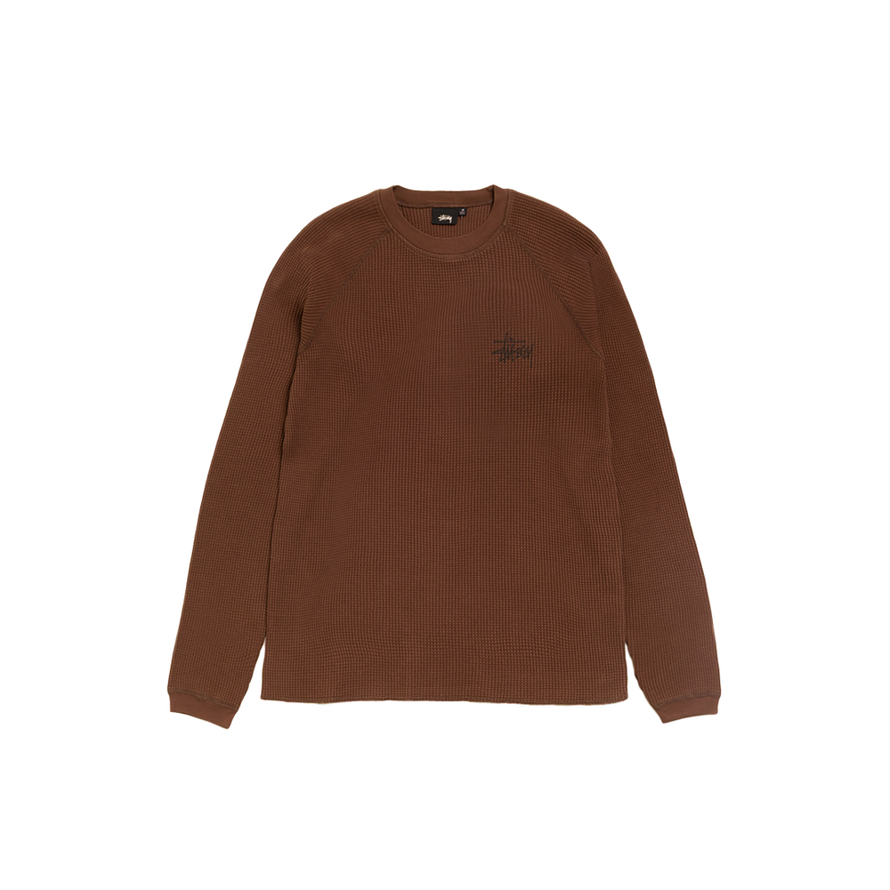 RAGLAN THERMAL BASIC STOCK BROWN