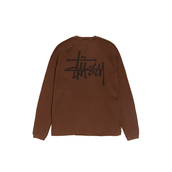 RAGLAN THERMAL BASIC STOCK BROWN
