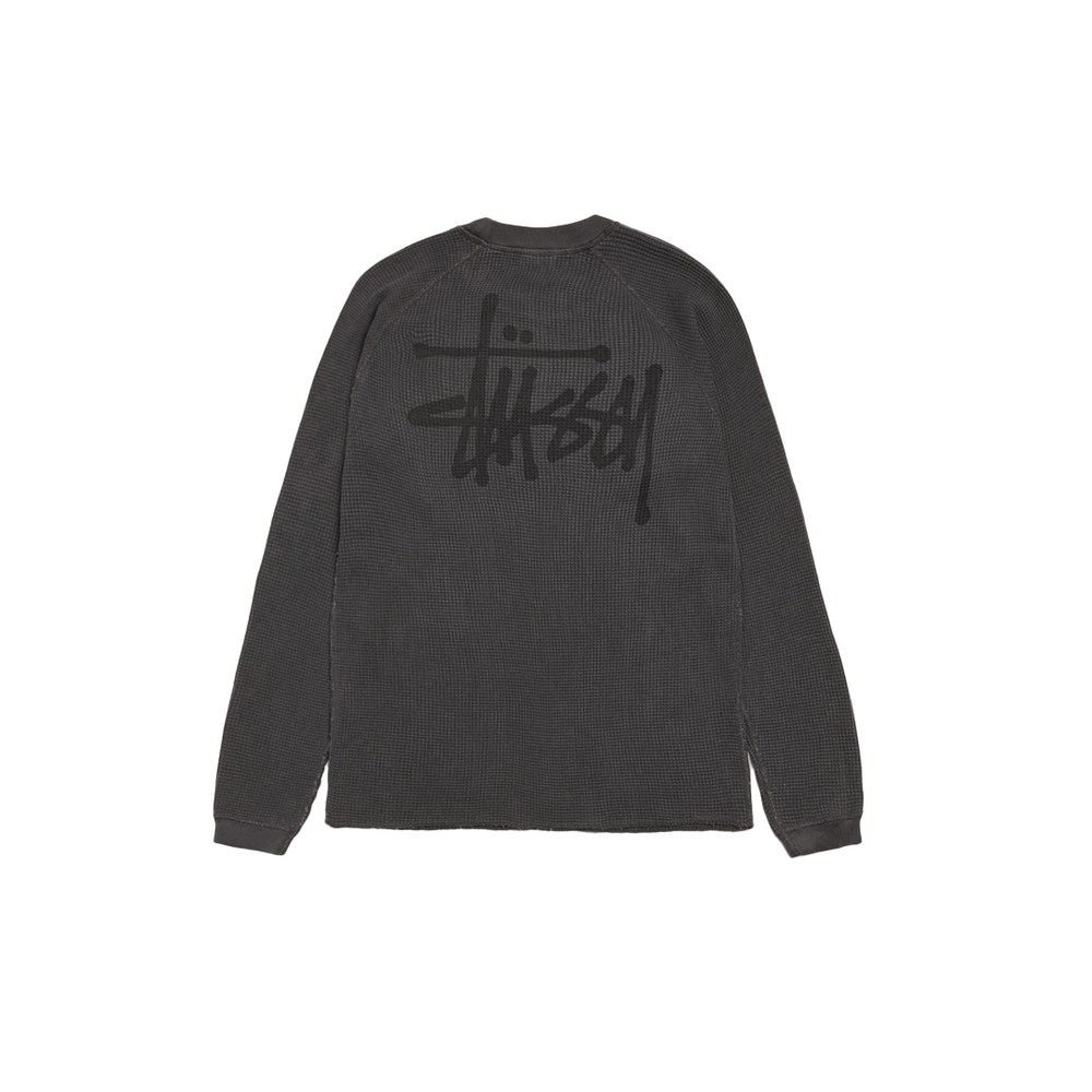 RAGLAN THERMAL BASIC STOCK WASHED BLACK