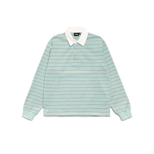 STRIPED RUGBY SHIRT BLUE