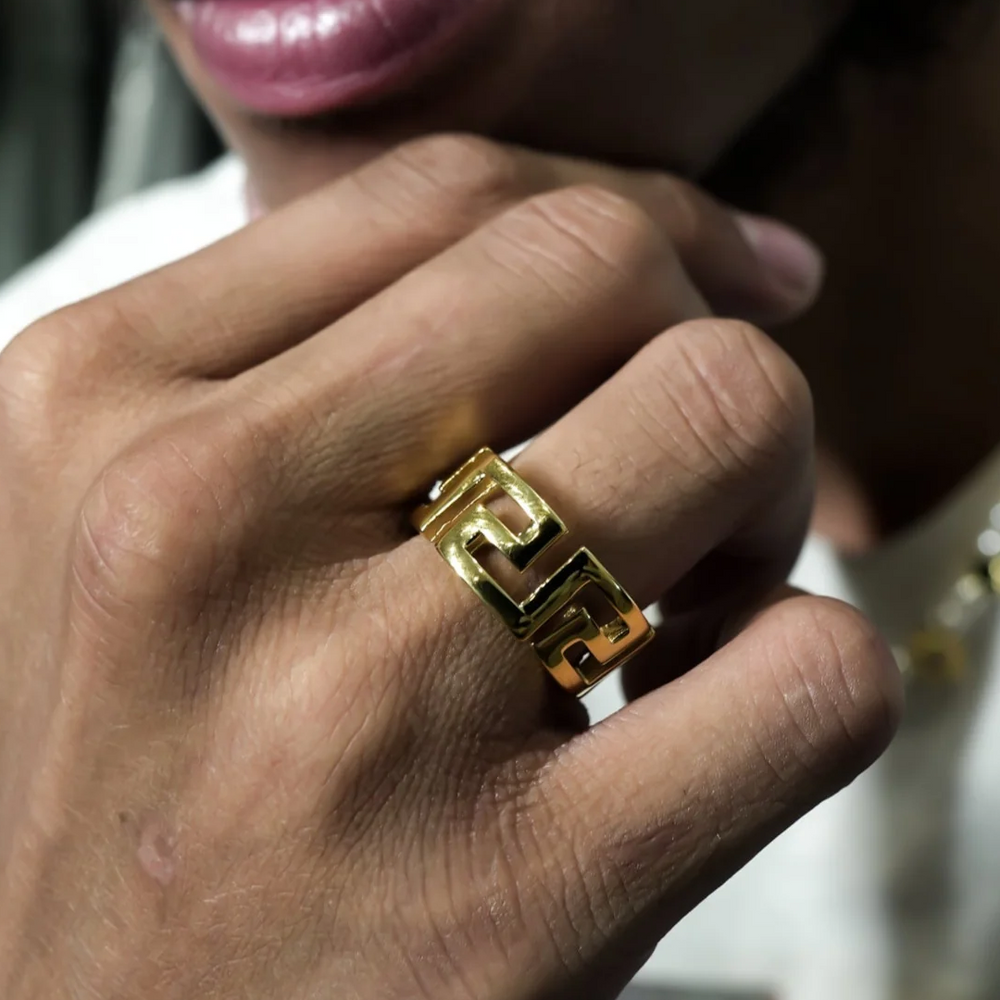 GREEK RING GOLD