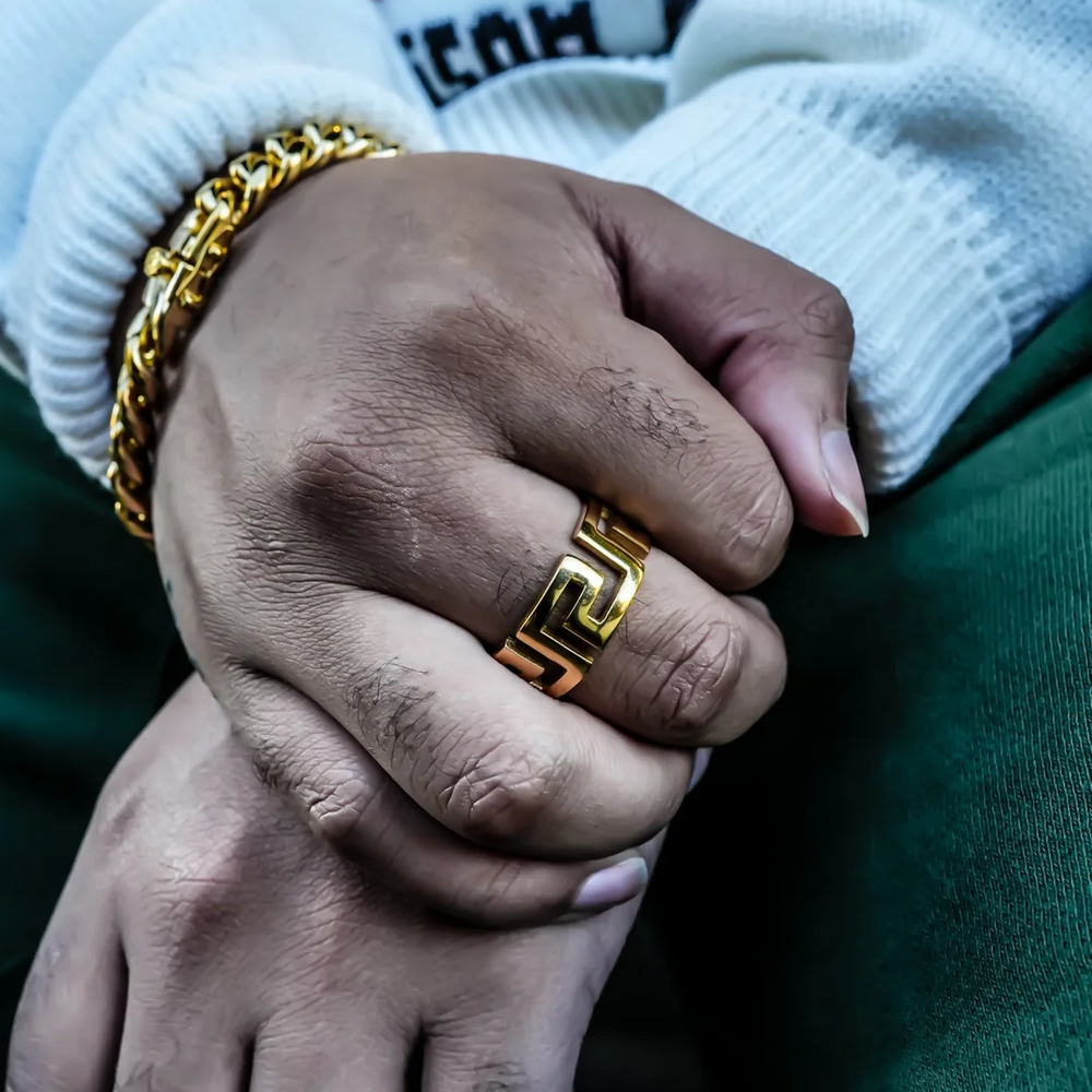 GREEK RING GOLD