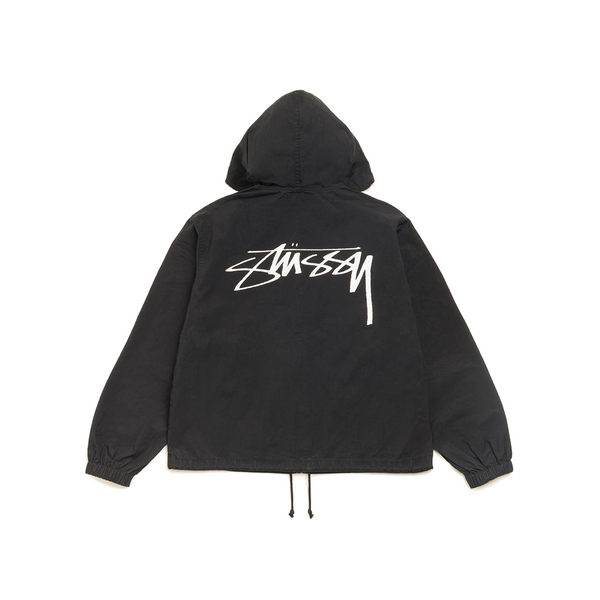 WAXED COTTON BEACH SHELL BLACK