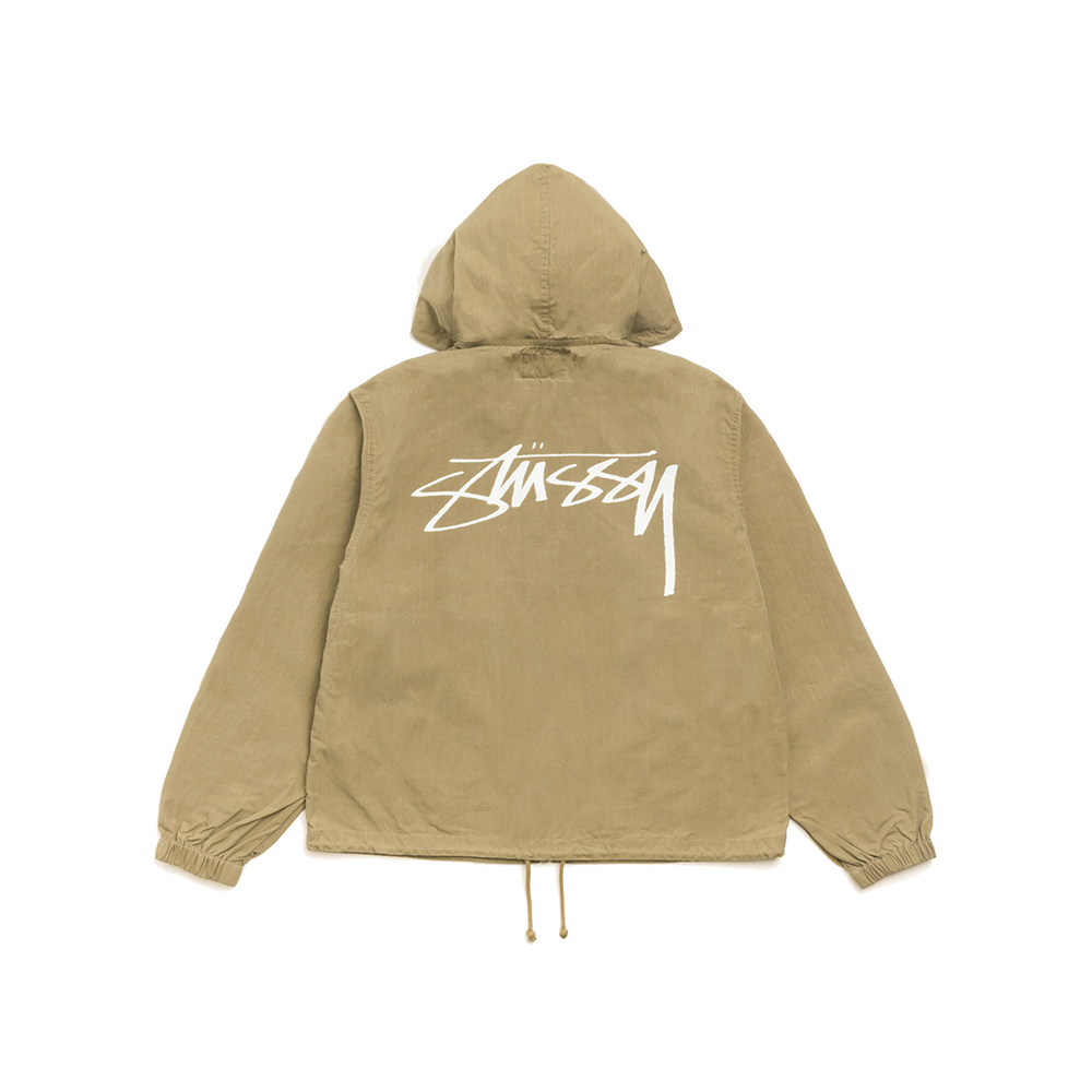 WAXED COTTON BEACH SHELL OLIVE