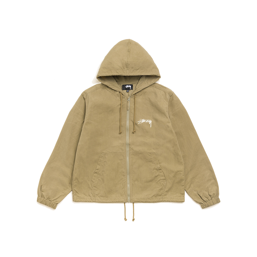WAXED COTTON BEACH SHELL OLIVE