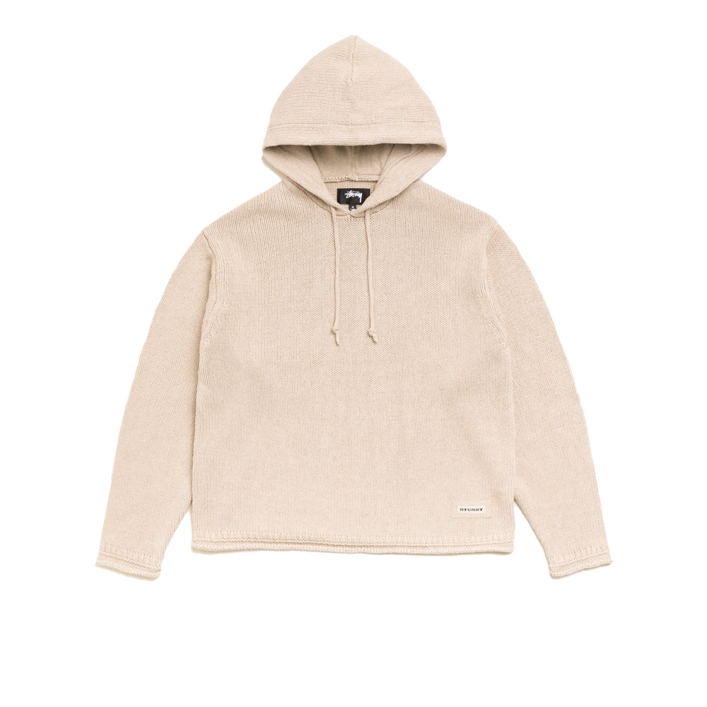BEACH HOODED SWEATER OATMEAL
