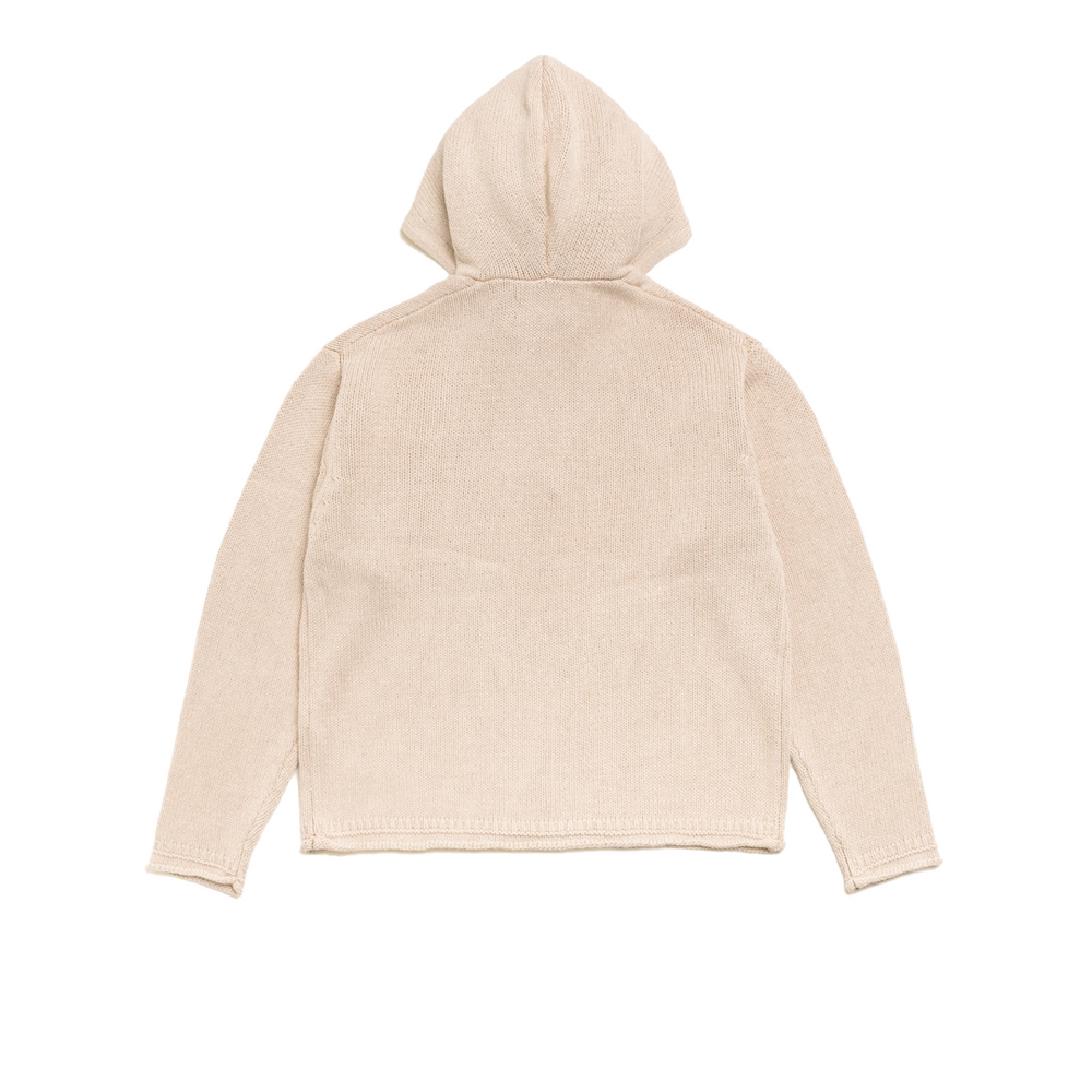 BEACH HOODED SWEATER OATMEAL
