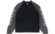 TWO TONE RAGLAN SWEATER BLACK