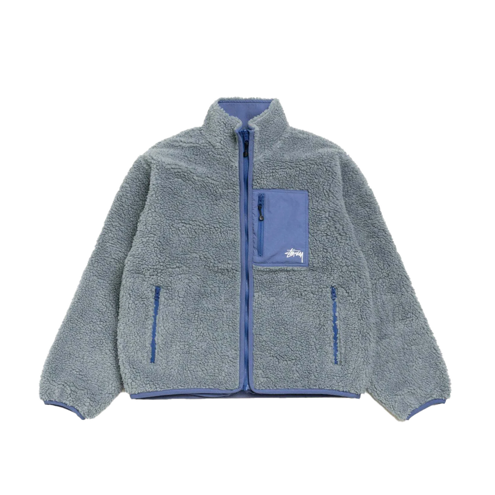 SHERPA REVERSIBLE JACKET BLUESTONE