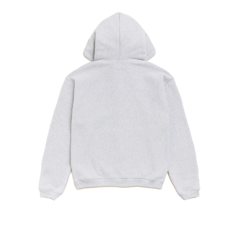 VARSITY ZIP HOODIE GREY HEATHER