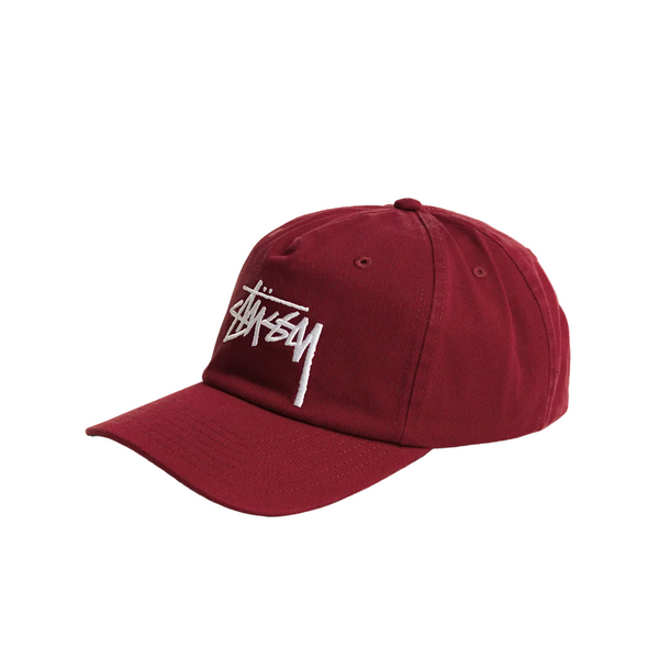 BIG STOCK SNAPBACK CAP CRIMSON