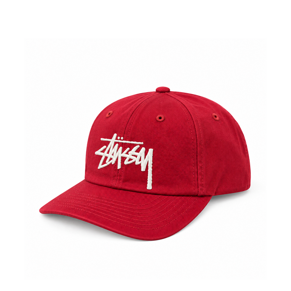 BIG STOCK SNAPBACK CAP CRIMSON