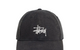 WASHED BASIC STÜSSY CAP BLACK