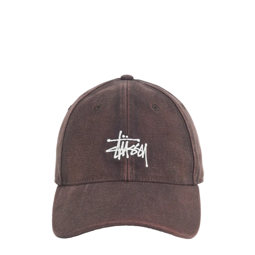WASHED BASIC STÜSSY CAP BROWN