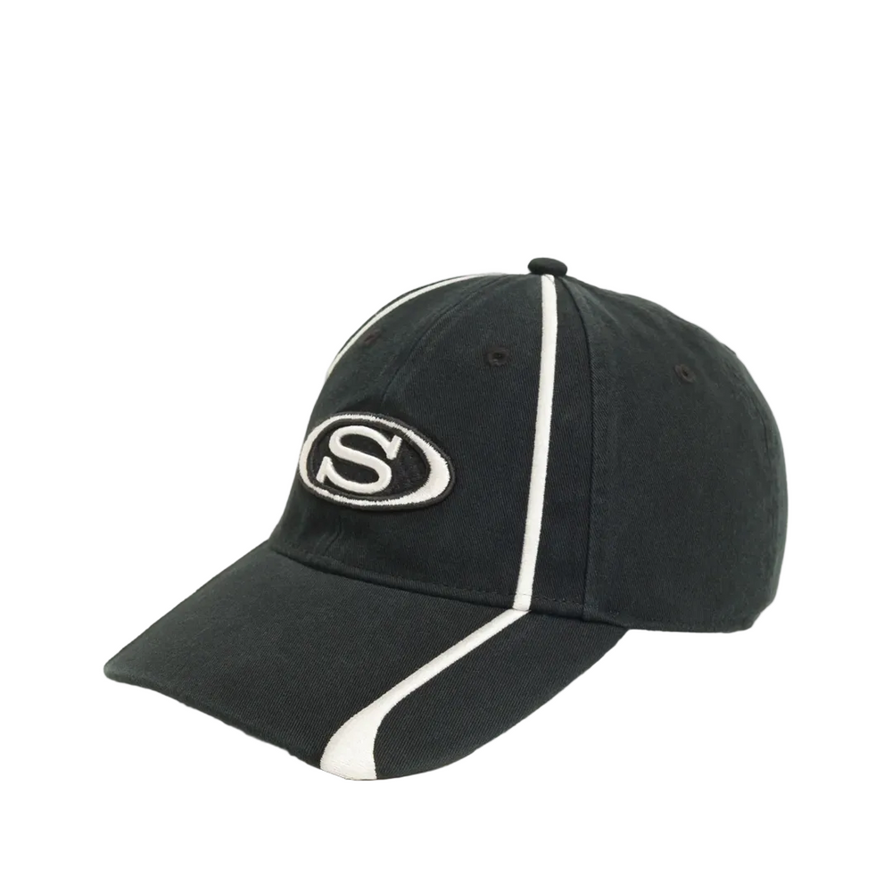 S OVAL CAP BLACK