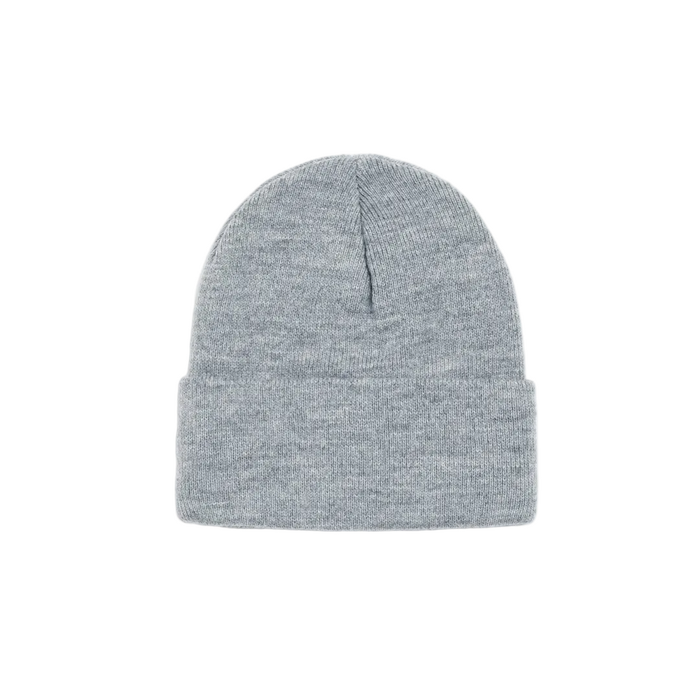 STOCK CUFF BEANIE GREY HEATHER