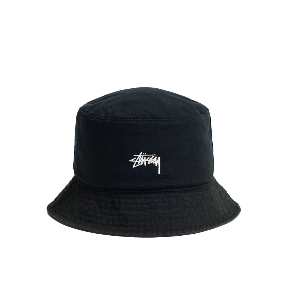 REVERSIBLE STOCK BUCKET HAT BLACK & OLIVE