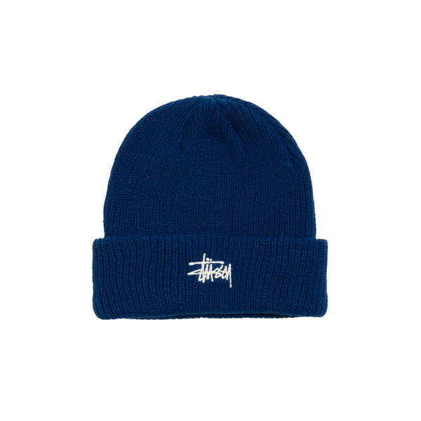 BASIC STÜSSY CUFF BEANIE BLUEBERRY