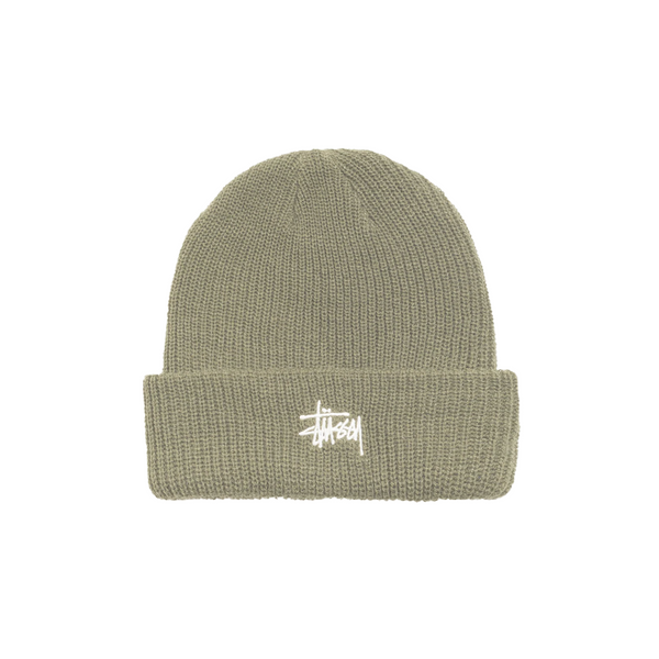 BASIC STÜSSY CUFF BEANIE DARK OLIVE