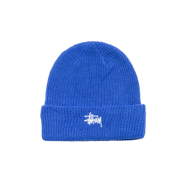 BASIC STÜSSY CUFF BEANIE TRUE BLUE