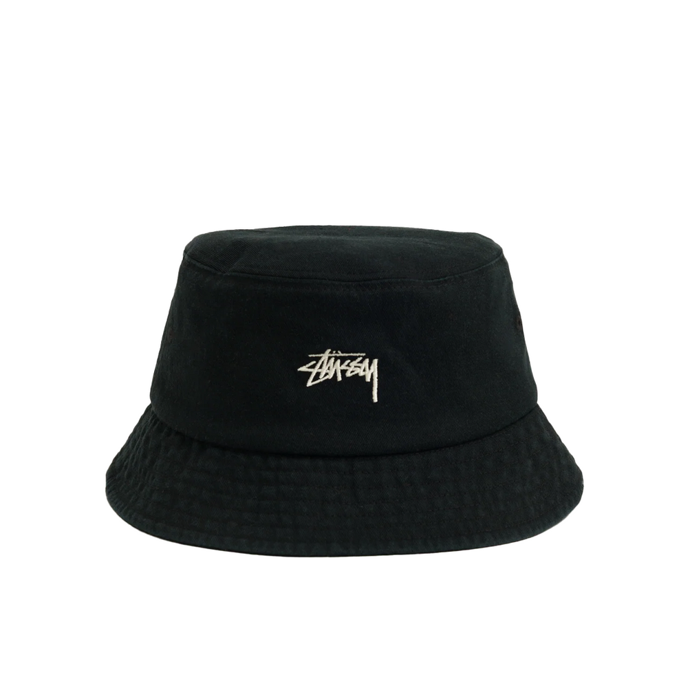 STOCK BUCKET HAT BLACK