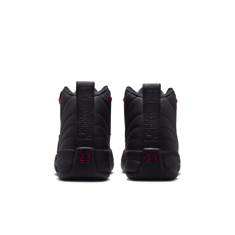 AIR JORDAN 12 RETRO (GS) "BLOODLINE" BLACK / VARSITY RED