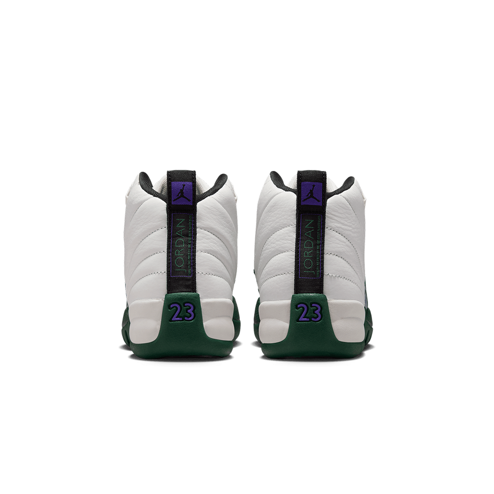 AIR JORDAN 12 RETRO (GS) "IDOLS BECOME RIVALS" SUMMIT WHITE / GORGE GREEN