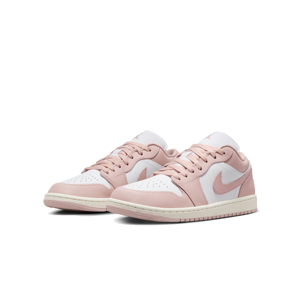 WOMEN'S AIR JORDAN 1 LOW PINK OXFORD