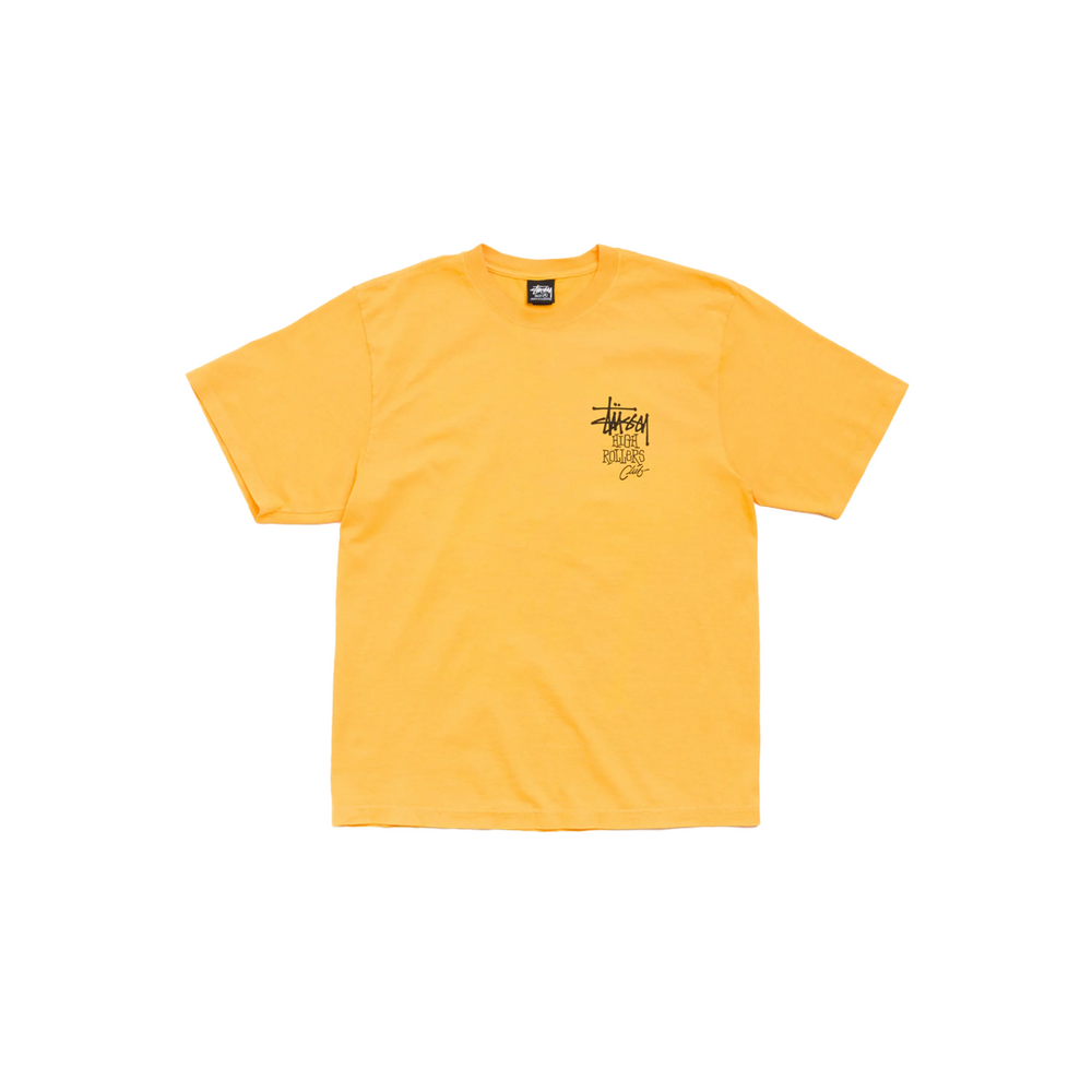 HIGH ROLLERS PIGMENT DYED TEE MARIGOLD