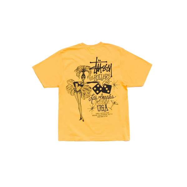 HIGH ROLLERS PIGMENT DYED TEE MARIGOLD