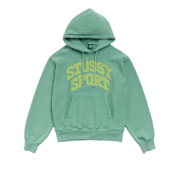 BLOCK SPORT HOODIE GARMENT DYED ARCTIC