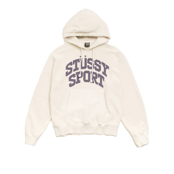 BLOCK SPORT HOODIE GARMENT DYED BONE