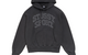 BLOCK SPORT HOODIE GARMENT DYED FADED BLACK
