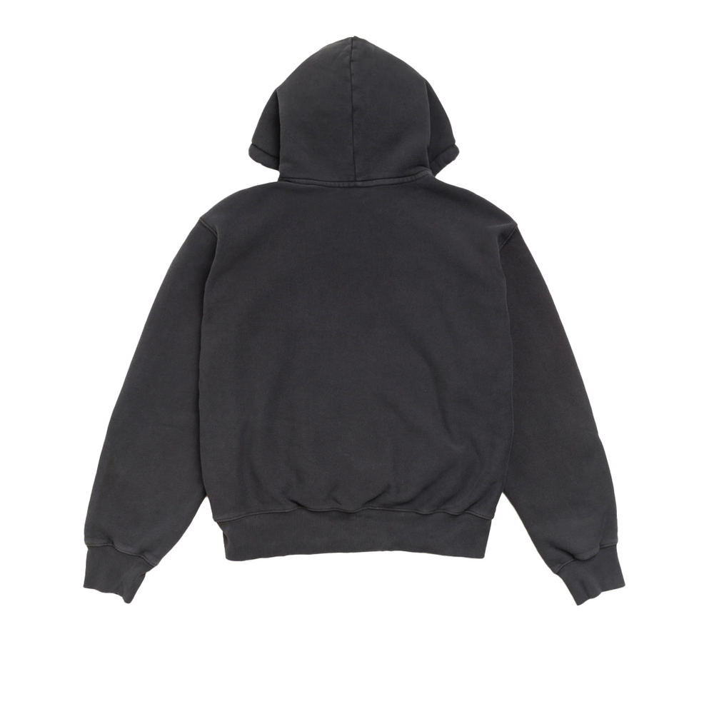 BLOCK SPORT HOODIE GARMENT DYED FADED BLACK