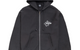 SURF SIZE ZIP HOODIE FADED BLACK