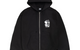 TALL DICE ZIP HOODIE BLACK