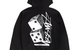 TALL DICE ZIP HOODIE BLACK