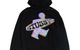 DOT SURF ZIP HOODIE BLACK