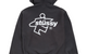 SURF SIZE ZIP HOODIE FADED BLACK